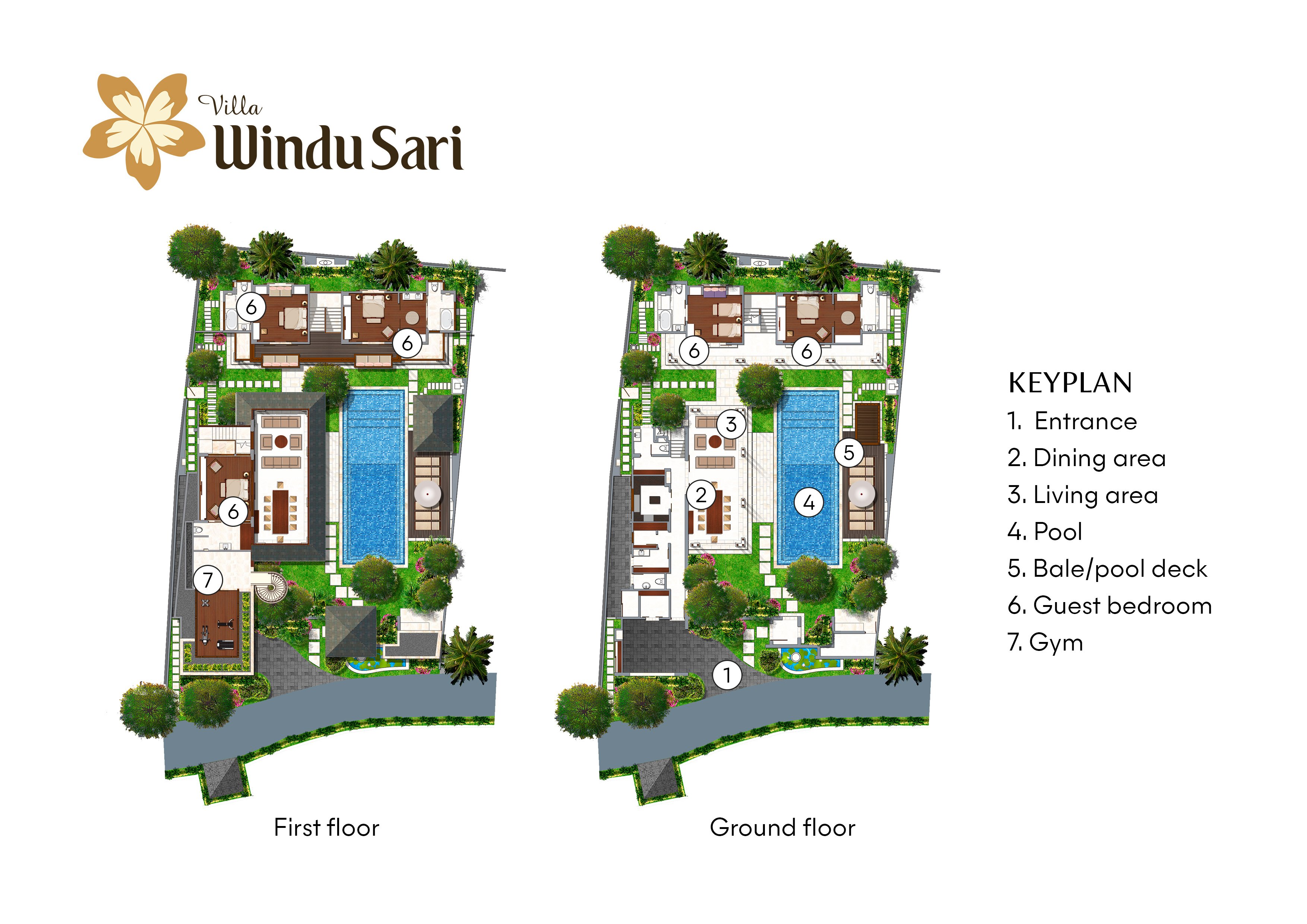 Villa Windu Sari Floorplan